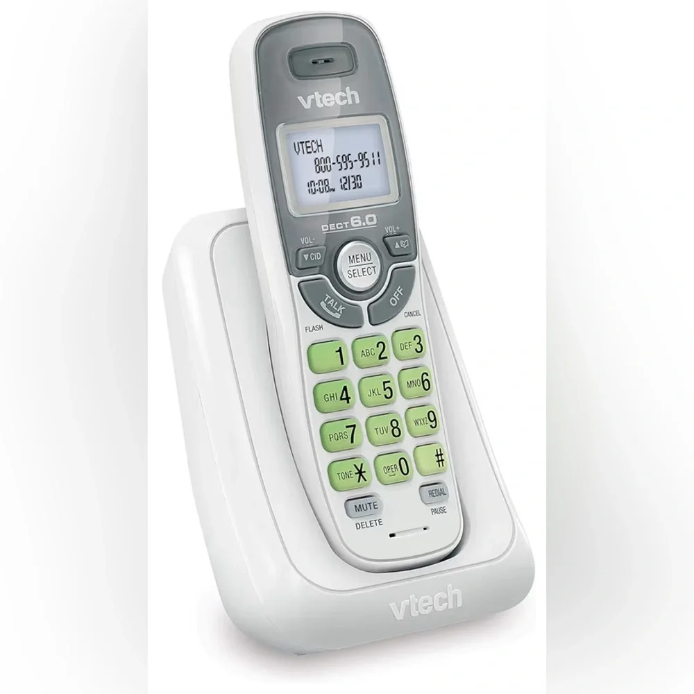 V tech 6.0 Cordless Phone  With caller‎ ID & Call Waiting  Light up display